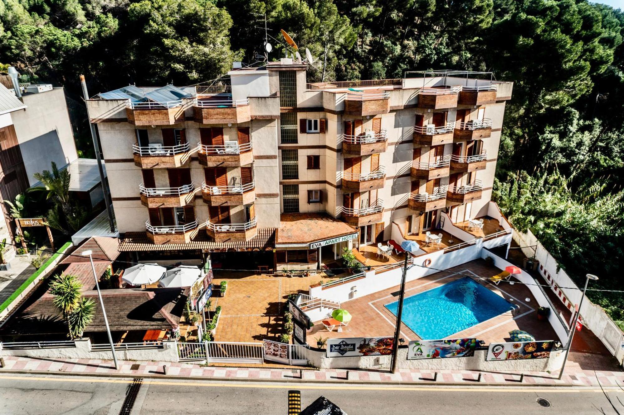 Eva Aparthotel Lloret de Mar Exterior foto